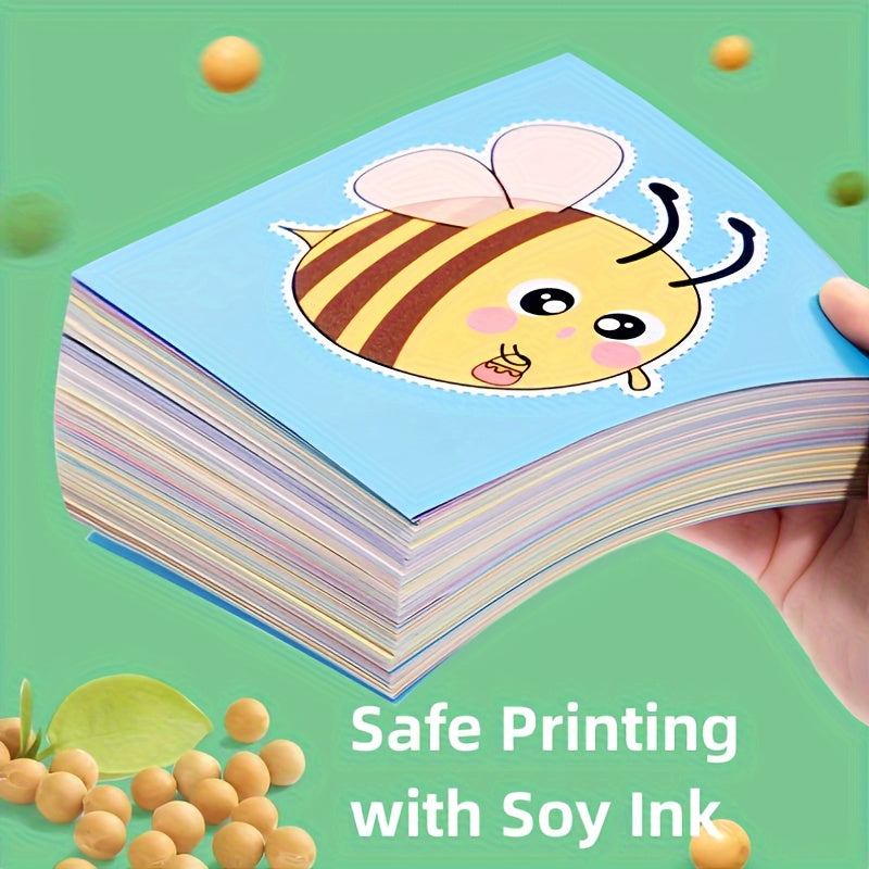 Paper Cutting Activity Kit | 96/120/240 Pages + Child-Safe Scissors