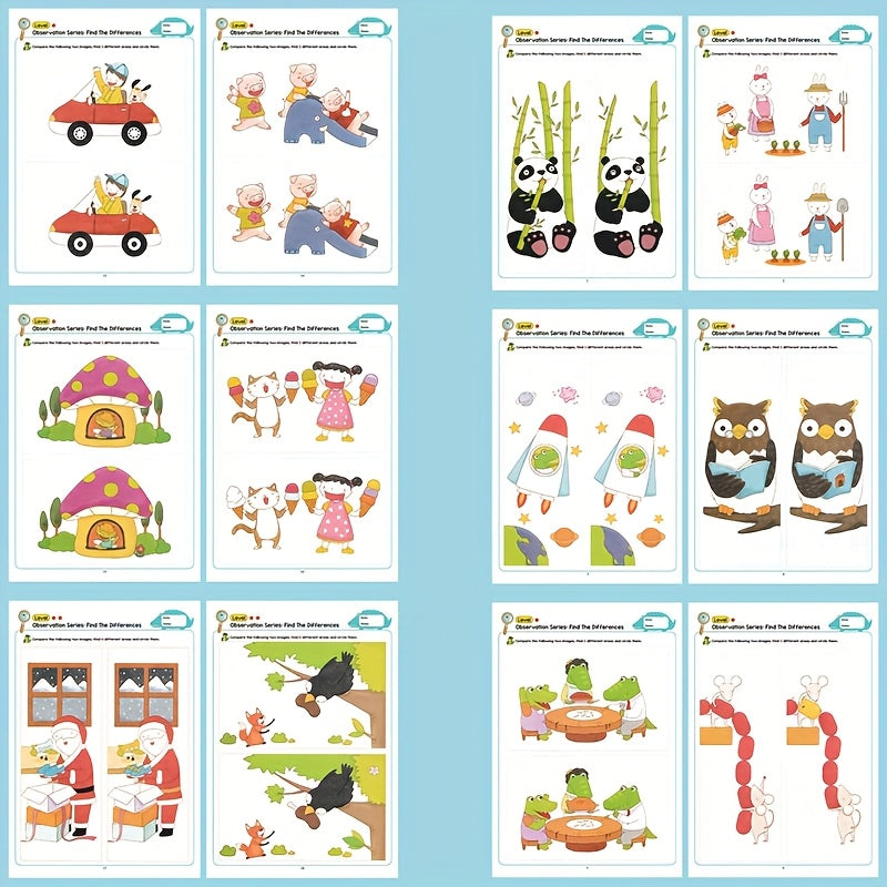 Hidden Patterns Activity Book | 32-Page Focus & Observation Puzzles