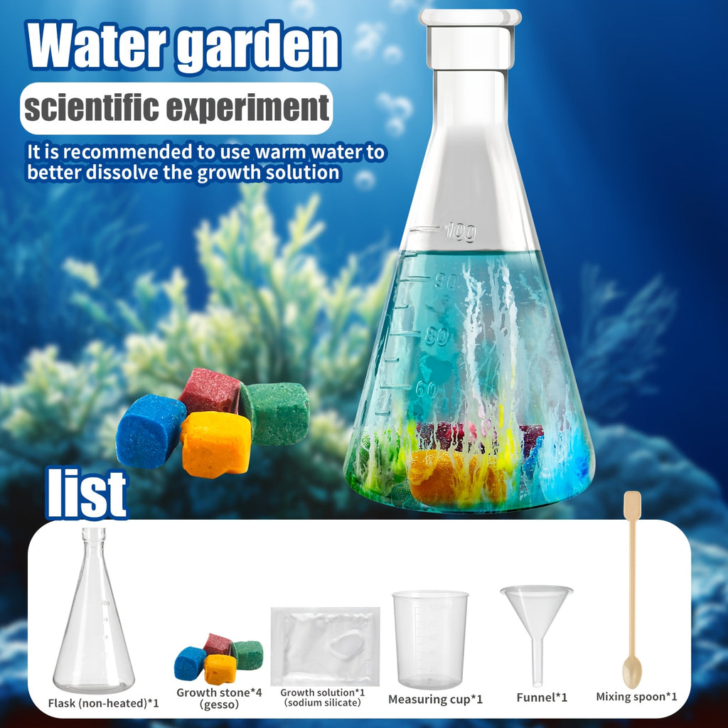 Underwater Magic Growth Stones | Water Garden Crystal Experiment Kit