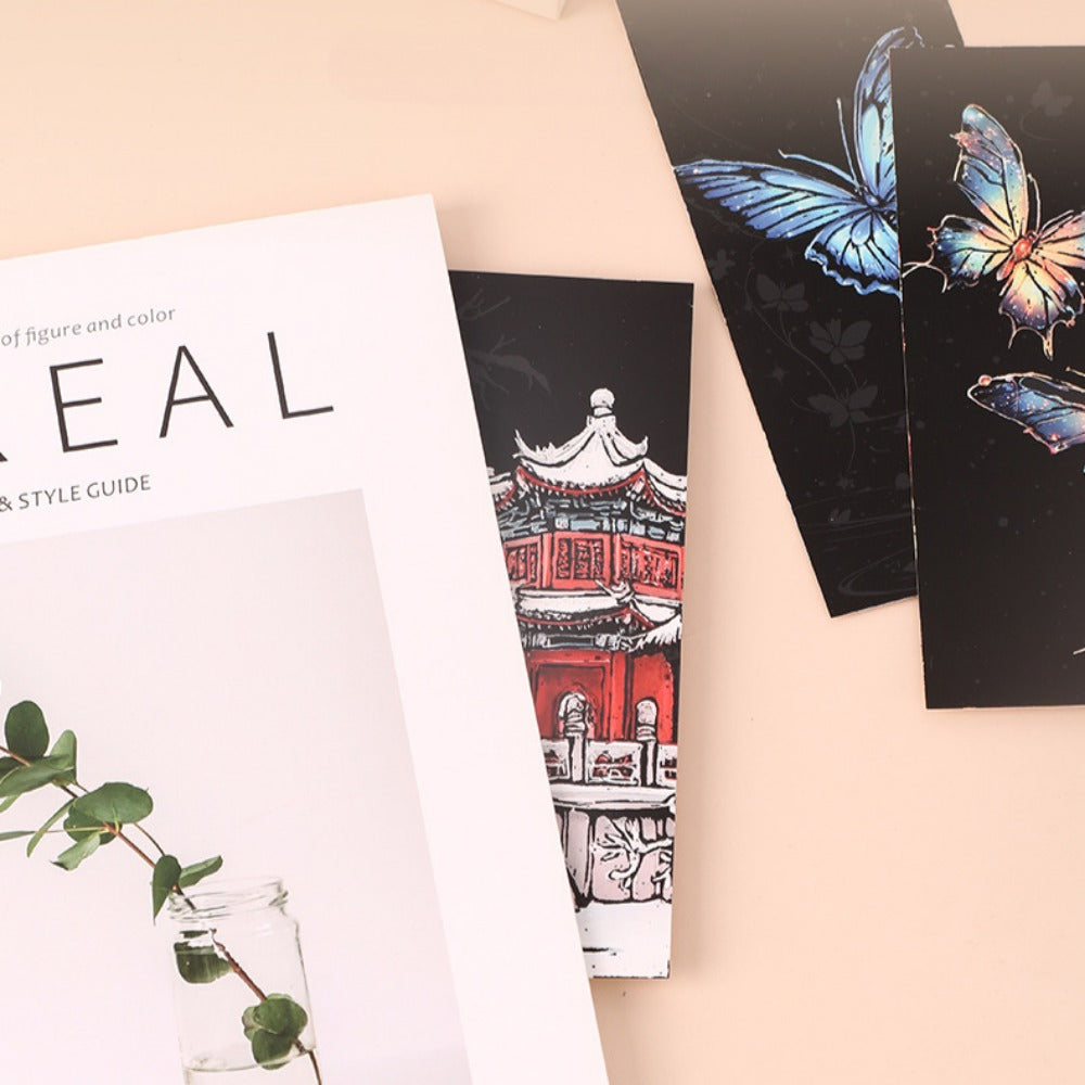 Animal Scratch Card Art Pack | 12pcs DIY Scratch-Off Cards