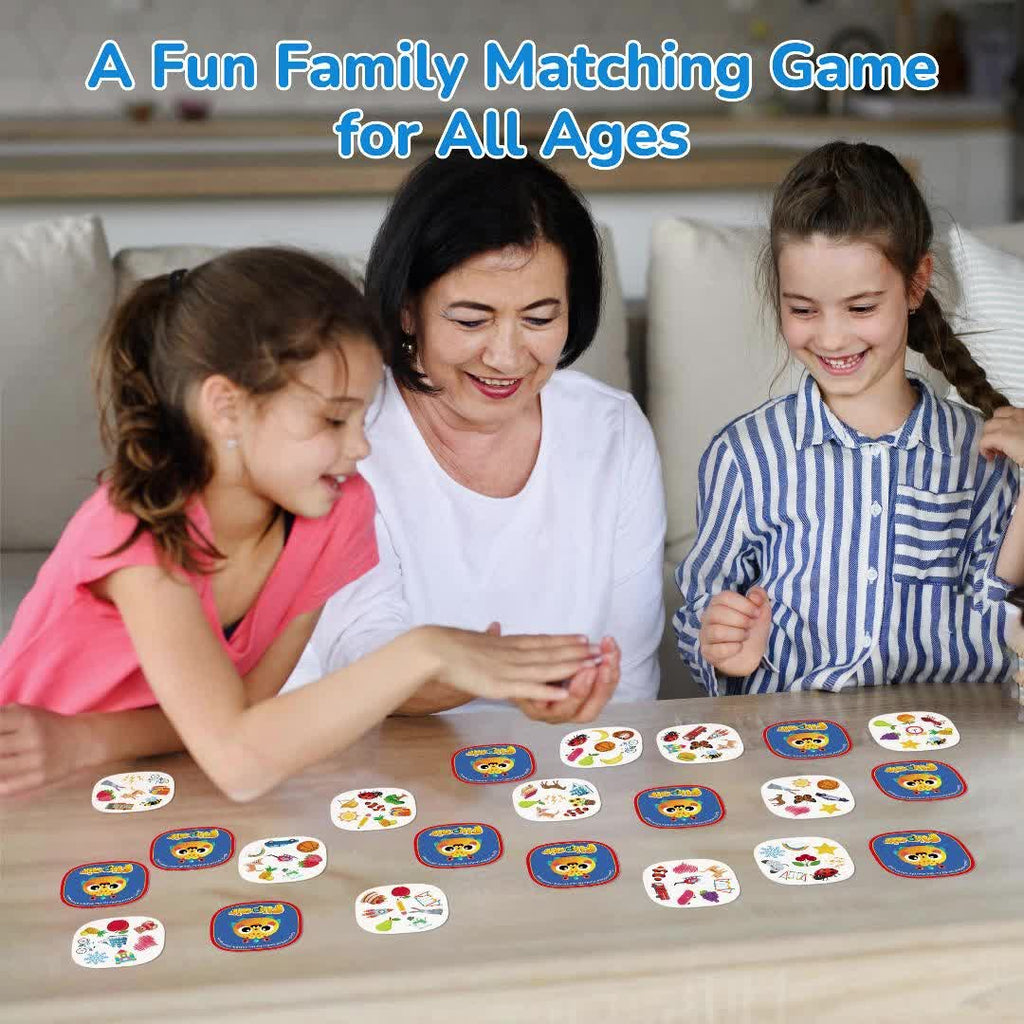 Kids Matching Card Game | 55-Card Memory & Concentration Deck