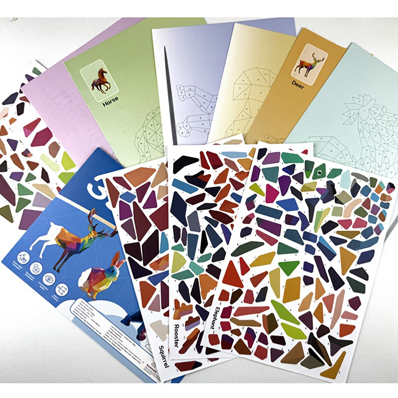 Sticker Puzzle Book | Educational Sticker Scenes (Ages 3+)
