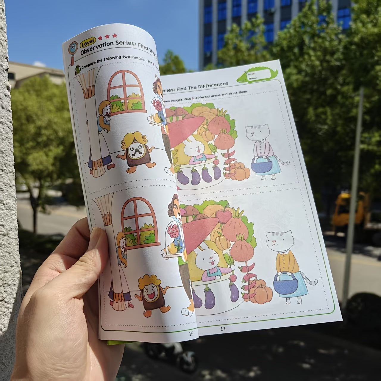 Hidden Patterns Activity Book | 32-Page Focus & Observation Puzzles