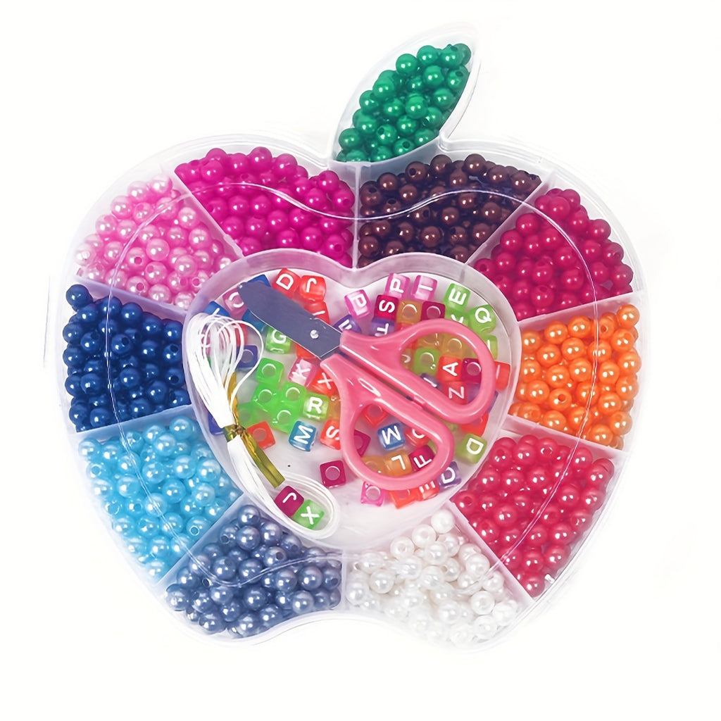 Colorful Pearl Bead Mix | ~720pc Animal/Fruit Shapes