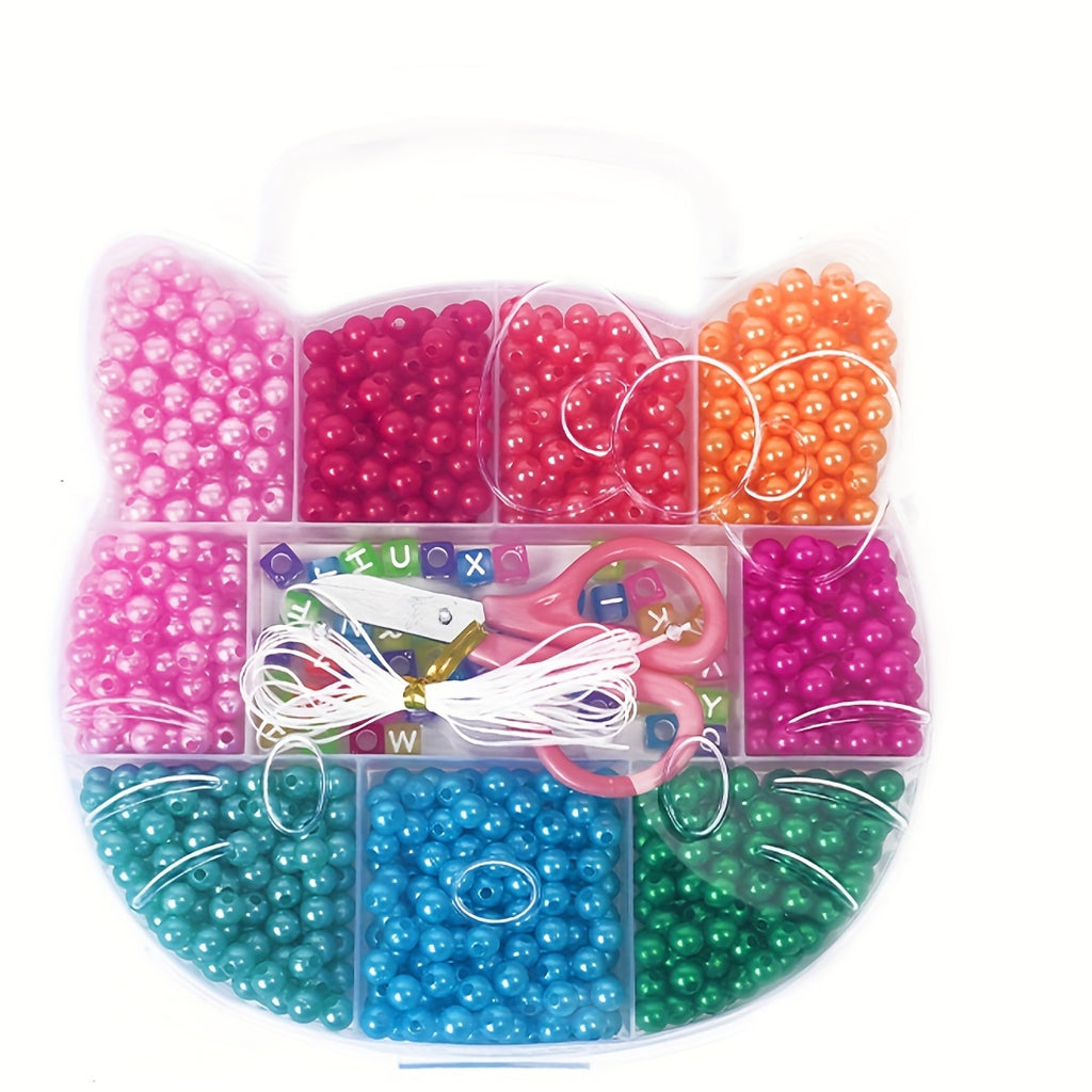Colorful Pearl Bead Mix | ~720pc Animal/Fruit Shapes