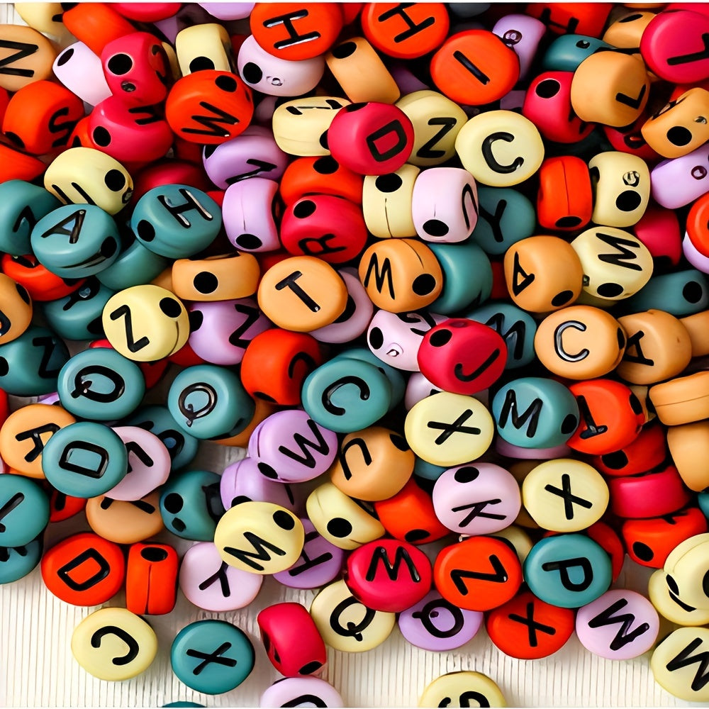 Alphabet Bead Mix | 100pc Acrylic Letter Beads