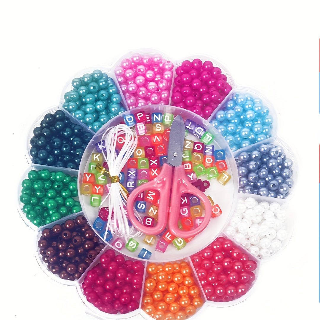 Colorful Pearl Bead Mix | ~720pc Animal/Fruit Shapes