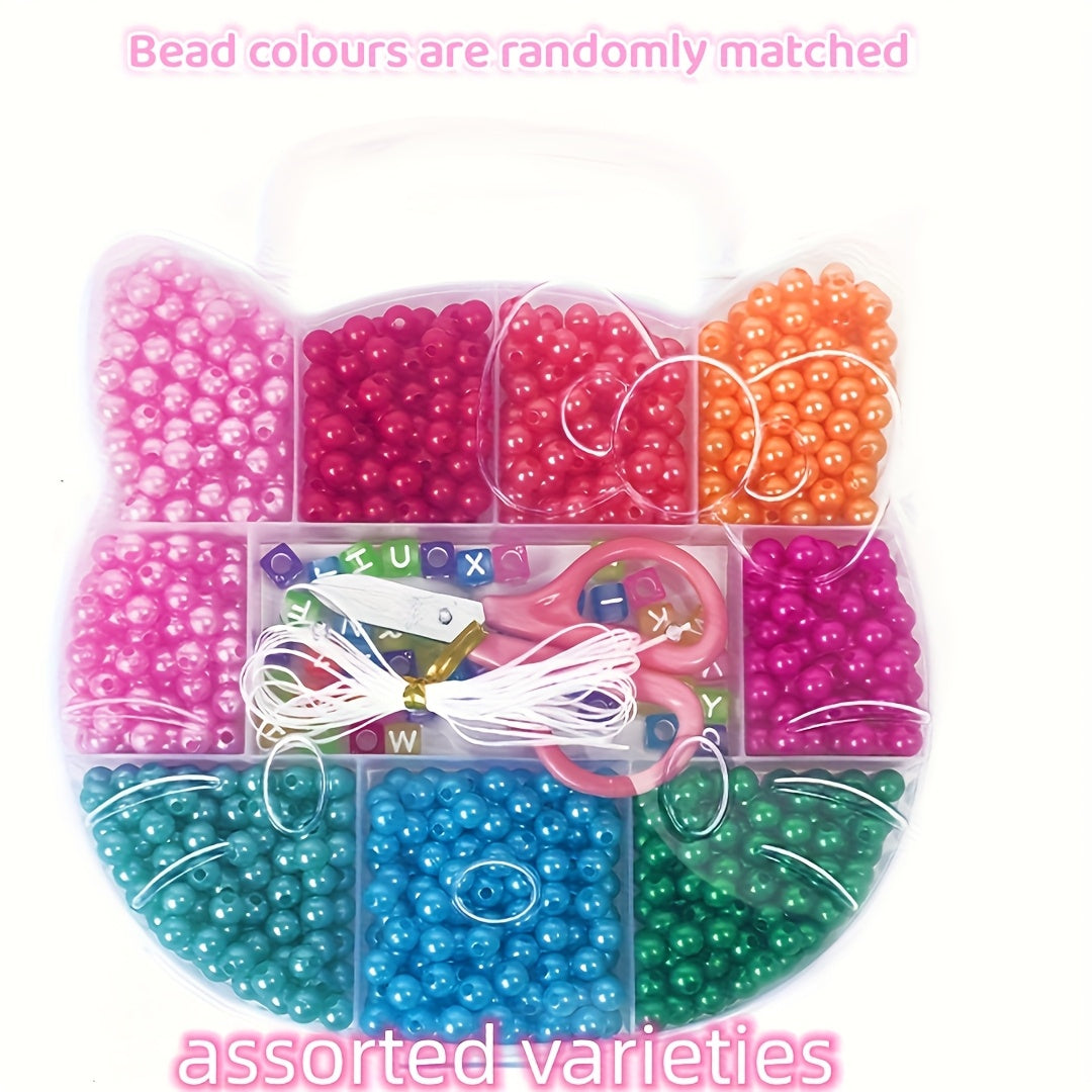 Colorful Pearl Bead Mix | ~720pc Animal/Fruit Shapes