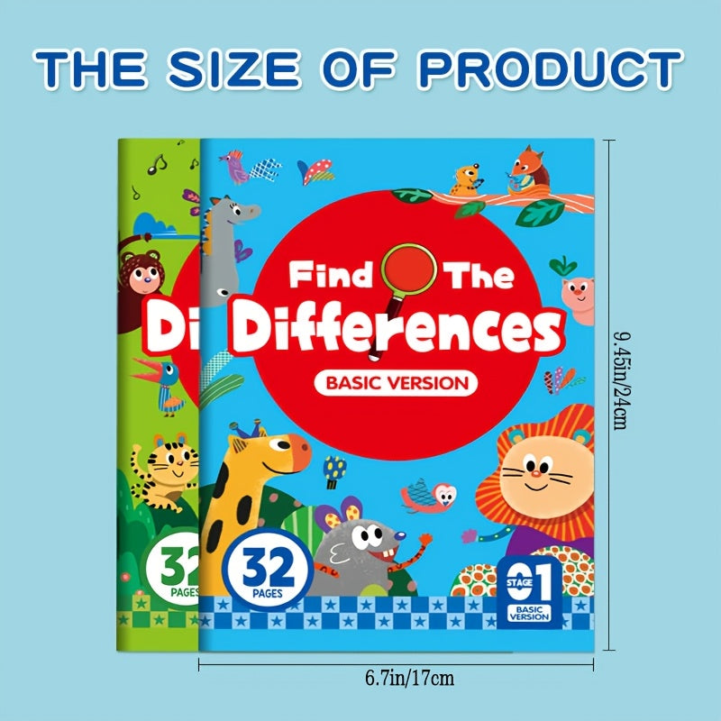 Hidden Patterns Activity Book | 32-Page Focus & Observation Puzzles