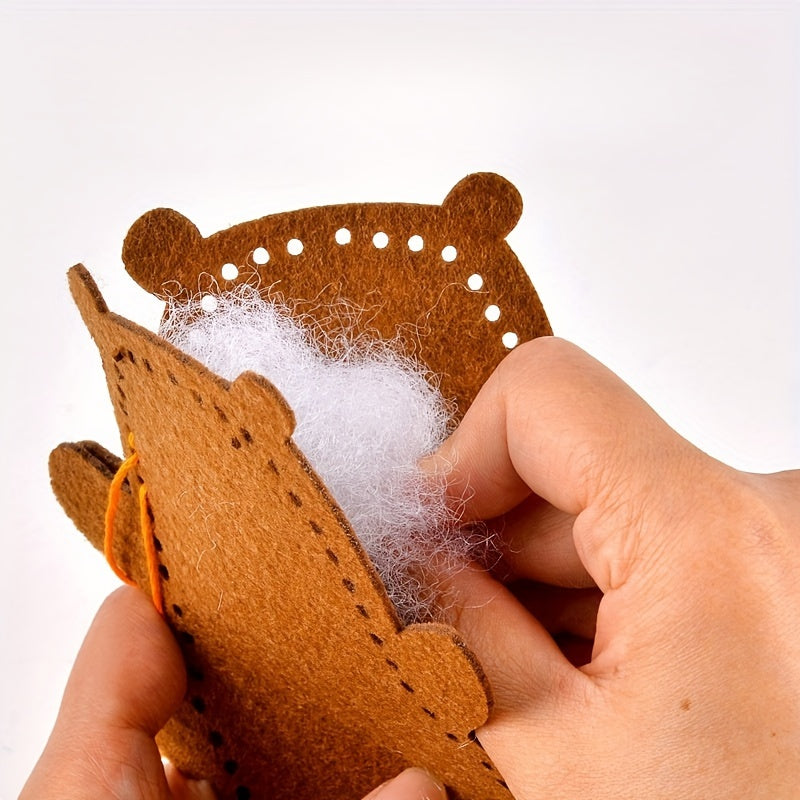 Kids Felt Sewing Kit | 6pc DIY Bags & Ornament Set