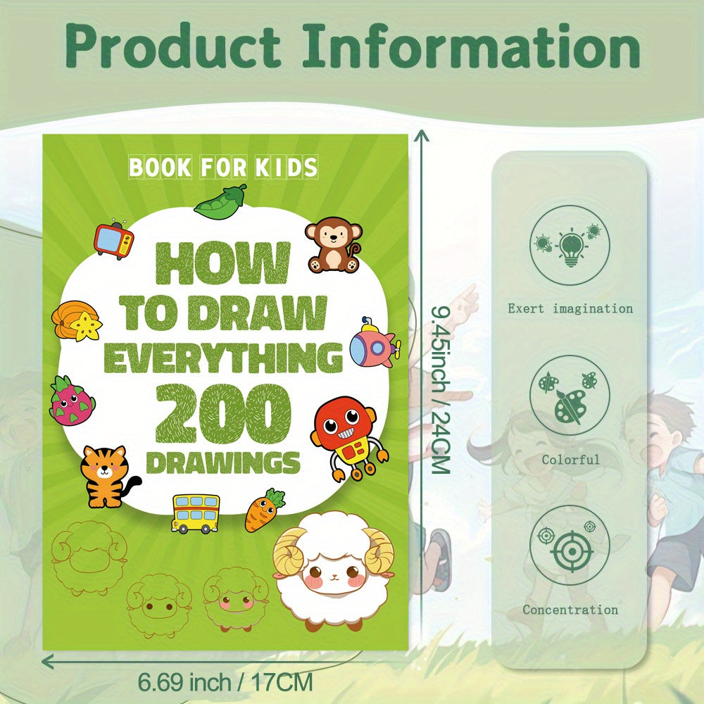 How to Draw Everything | 200-Step Kids Drawing Book