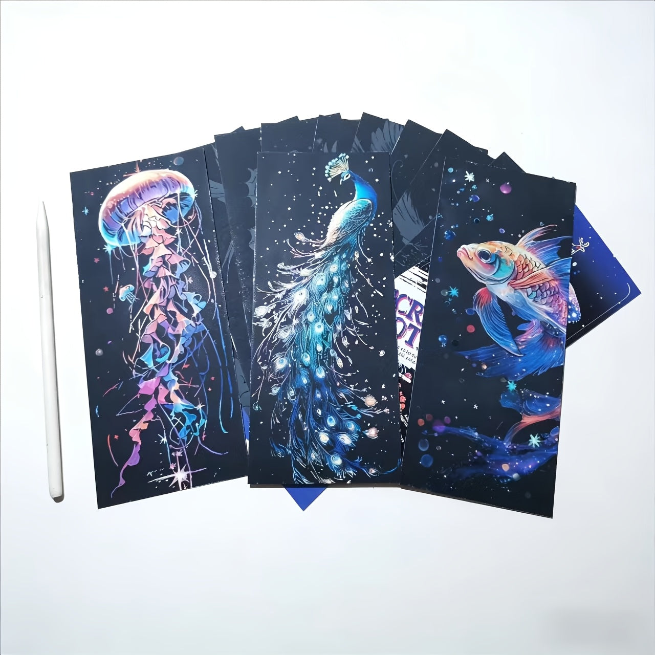 Animal Scratch Card Art Pack | 12pcs DIY Scratch-Off Cards