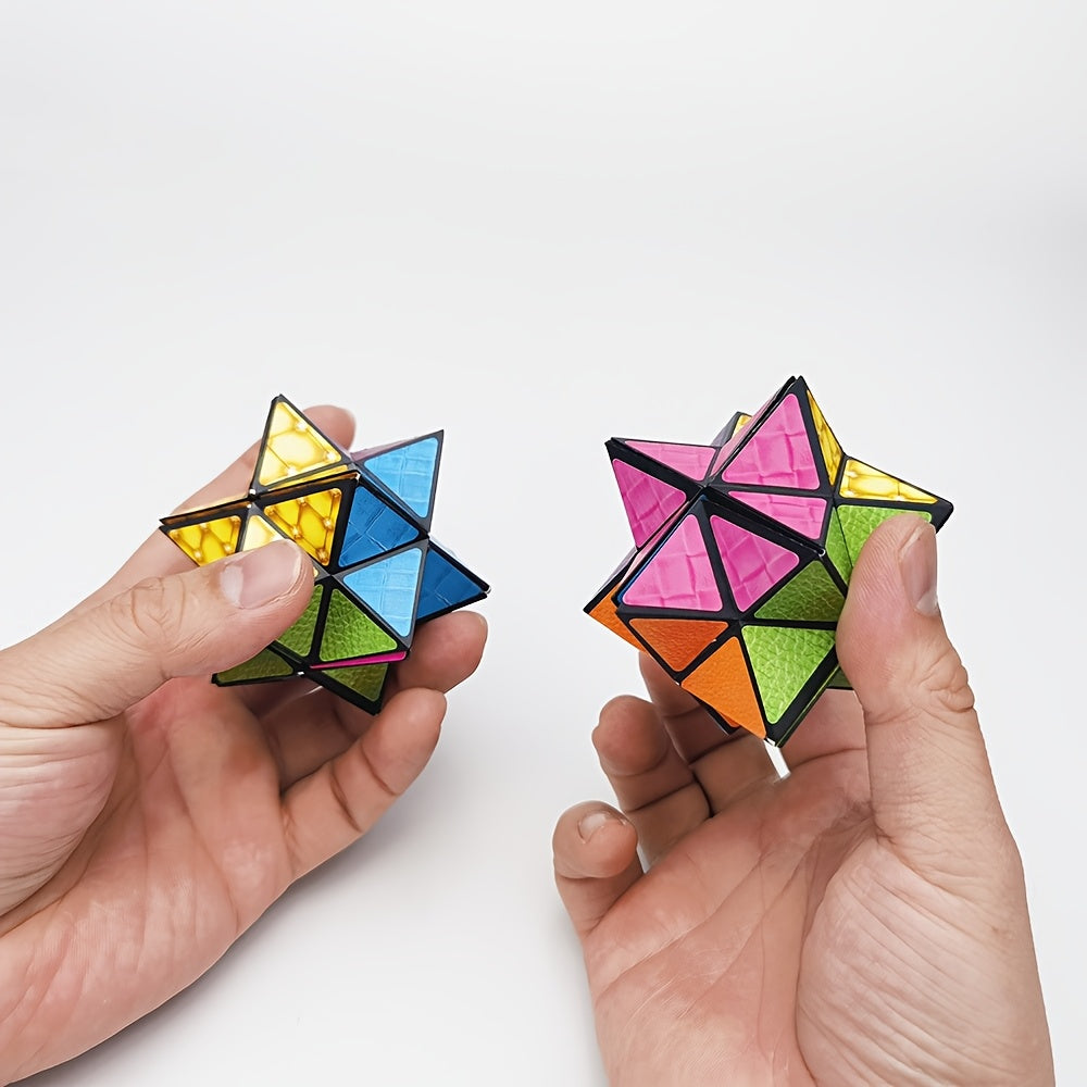 Infinity Magic Cube | Hexagon Flip Fidget (Mixed Colors, ABS)